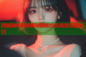 同城炮约秘籍揭秘快速约会高效匹配技巧