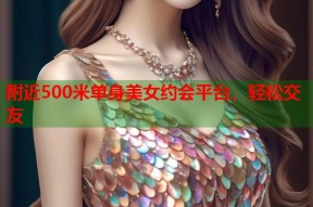 附近500米单身美女约会平台，轻松交友