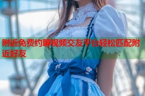 附近免费约聊视频交友平台轻松匹配附近好友