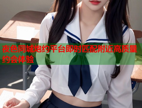 夜色同城炮约平台即时匹配附近高质量约会体验  第1张